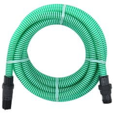 Vidaxl zöld PVC szívótömlő PVC csatlakozókkal 1" 7 m 151071