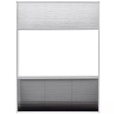 shumee pliszé ablak szúnyogháló alumíniumból árnyékolóval 60 x 80 cm 