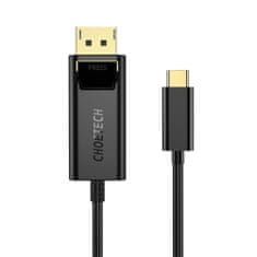 Choetech kábel USB-C / DisplayPort 4K 1.8m, fekete