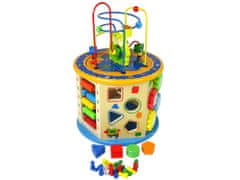 Lean-toys Oktatási fa kocka szorter labirintus labirintus számoló játék kínai ivadék