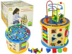 Lean-toys Oktatási fa kocka szorter labirintus labirintus számoló játék kínai ivadék