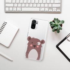 iSaprio Brown Bear szilikon tok Xiaomi Redmi Note 10 / Note 10S