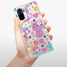 iSaprio Cat pattern 01 szilikon tok Xiaomi Redmi Note 10 / Note 10S