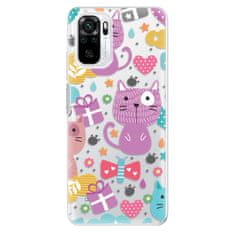 iSaprio Cat pattern 01 szilikon tok Xiaomi Redmi Note 10 / Note 10S