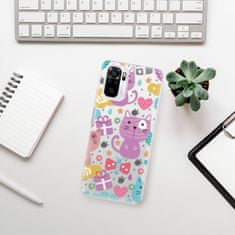 iSaprio Cat pattern 01 szilikon tok Xiaomi Redmi Note 10 / Note 10S