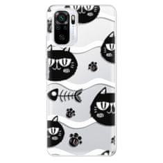 iSaprio Cat pattern 04 szilikon tok Xiaomi Redmi Note 10 / Note 10S