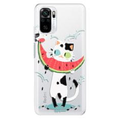 iSaprio Cat with melon szilikon tok Xiaomi Redmi Note 10 / Note 10S