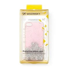 WOZINSKY Wozinsky Star Glitter szilikon tok Samsung Galaxy S21 5G telefohoz KP9953 rózsaszín