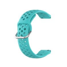 BStrap NEOGO SmartWatch Glam / Glam 2 Silicone Dots szíj, Teal