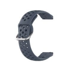 BStrap NEOGO SmartWatch Glam / Glam 2 Silicone Dots szíj, Dark Gray