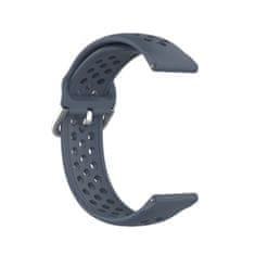 BStrap NEOGO SmartWatch Glam / Glam 2 Silicone Dots szíj, Dark Gray