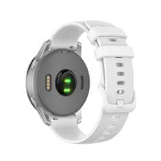 BStrap NEOGO SmartWatch Glam / Glam 2 Silicone Land szíj, White