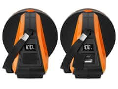 Tracer Orange 3600 mAh-s zseblámpa power bankkal, IP44, fekete/narancs
