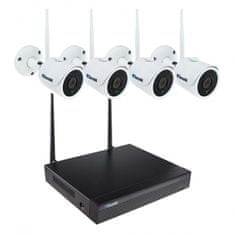 Secutek WiFi kamerarendszer SLG-WIFI2108DE4FE200 - 4x2Mpix-es kamera, NVR