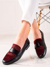 Amiatex Női félcipő 86332 + Nőin zokni Gatta Calzino Strech, fekete, 37
