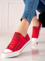 Női tornacipő 86365 + Nőin zokni Gatta Calzino Strech, piros árnyalat, 37