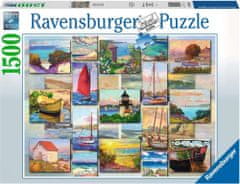 Ravensburger Puzzle Hajók és tengerpart 1500 darab