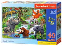 Castorland Puzzle Állatok a dzsungelben MAXI 40 db