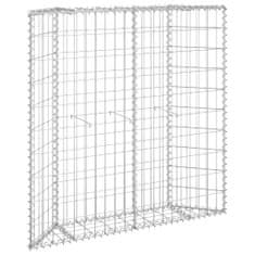 Greatstore trapéz alakú horganyzott acél gabion magaságyás 100x20x100 cm