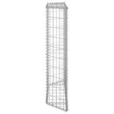 Greatstore trapéz alakú horganyzott acél gabion magaságyás 100x20x100 cm