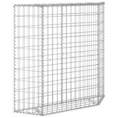 Greatstore trapéz alakú horganyzott acél gabion magaságyás 100x20x100 cm