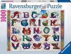 Ravensburger Puzzle Sárkány ábécé 1000 darab