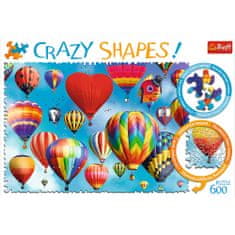 Trefl Crazy Shapes puzzle Színes léggömbök 600 darab