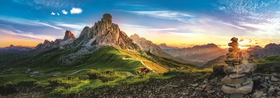 Trefl Panoráma puzzle Passo di Giau, Dolomitok 1000 darab