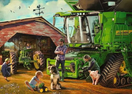 Ravensburger John Deer Puzzle: Akkor és most 1000 darab