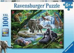 Ravensburger Puzzle Állatok a dzsungelből XXL 100 db
