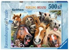 Ravensburger Puzzle Horse szelfi 500 db