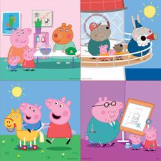 EDUCA Puzzle Peppa Pig 4 az 1-ben (12,16,20,25 darab)