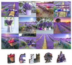 Wooden city Fa puzzle Lavender France 2 az 1-ben, 150 darab ECO