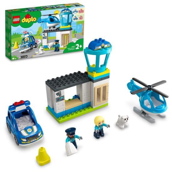 LEGO DUPLO 10959 Rendőrkapitányság és helikopter