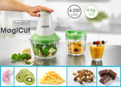 Mediashop Aprító Livington MagiCut 9v1, 1000+360 ml tál