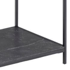 Design Scandinavia Infinity konzolasztal, 100 cm, fekete