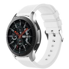 4wrist Szilikon szíj Samsung Galaxy Watch-hoz 6/5/4 - Fehér