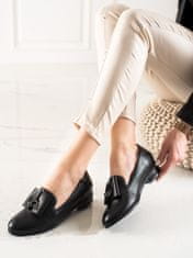 Amiatex Női félcipő 86969 + Nőin zokni Gatta Calzino Strech, fekete, 37