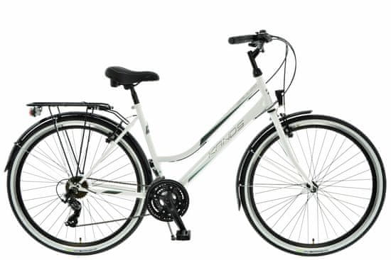Kands Kands Galileo Női kerékpár 28'' kerék, Fehér 17" - 150-167 cm magasság