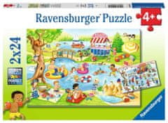 Ravensburger Puzzle Fun a tó mellett 2x24 db