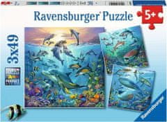 Ravensburger Rejtvény Állatok az óceánból 3x49 darab