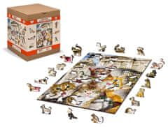 Wooden city Fa puzzle Kittens in London 2 in 1 300 ECO