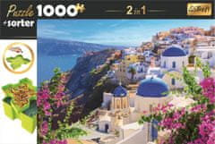 Trefl Sorter puzzle 2 az 1-ben Santorini, Görögország 1000 darab