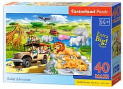 Castorland Puzzle Adventure on Safari MAXI 40 db