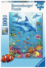 Ravensburger Puzzle A delfinek között XXL 100 db