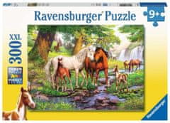 Ravensburger Puzzle Lovak a folyó mellett XXL 300 db