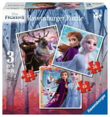 Ravensburger Puzzle Ice Kingdom 2: Magic 3 az 1-ben (25,36,49 darab)