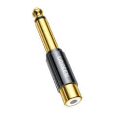 Ugreen AV169 adapter 6.35mm jack / RCA M/F, arany