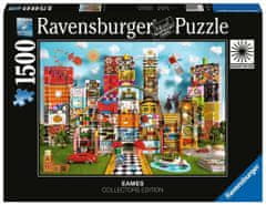 Ravensburger Puzzle Eames: Fantasy kártyavár 1500 db