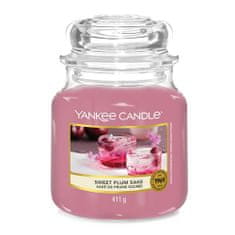 Yankee Candle Gyertya üvegedényben , Édes szilva szaké, 410 g